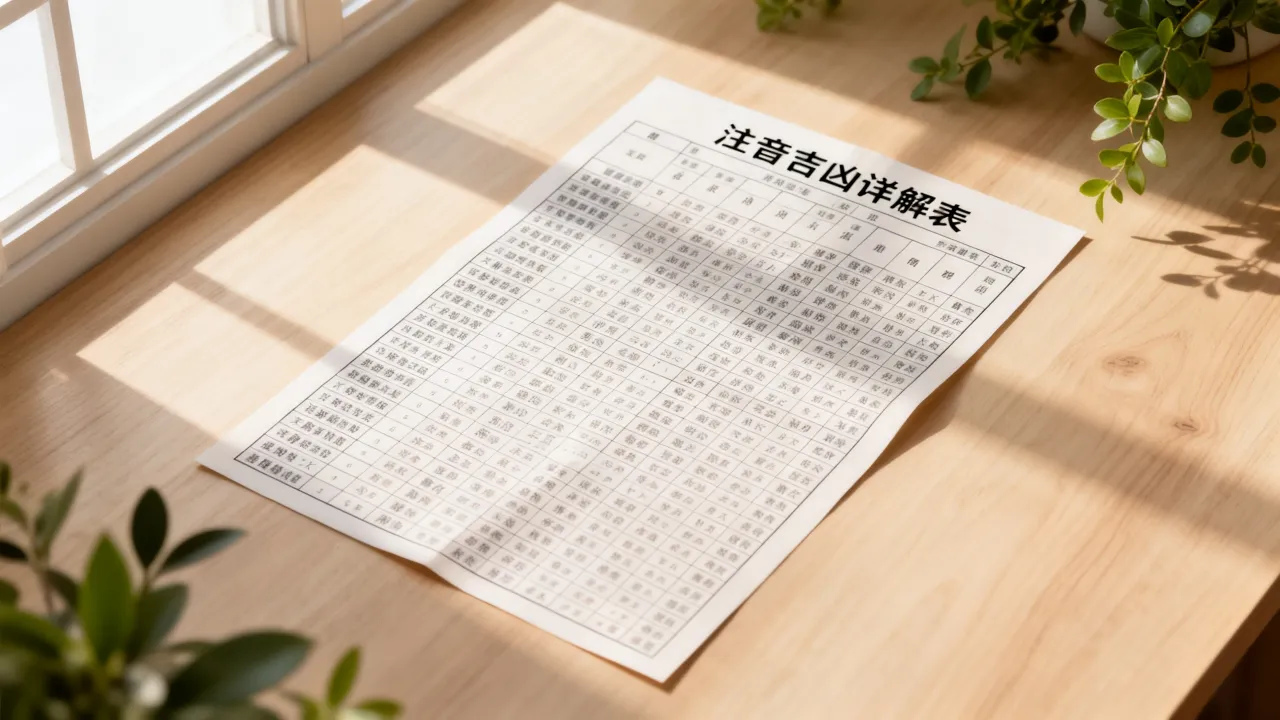 怎么看注音吉凶详解表,注音吉凶详解表有什么讲究? 怎么看注音吉凶详解表,注音吉凶详解表有什么讲究?