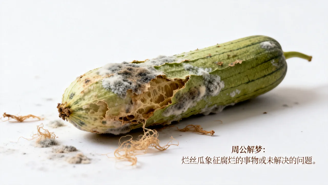 梦见烂丝瓜是什么意思，梦见烂丝瓜有什么预兆周公解梦