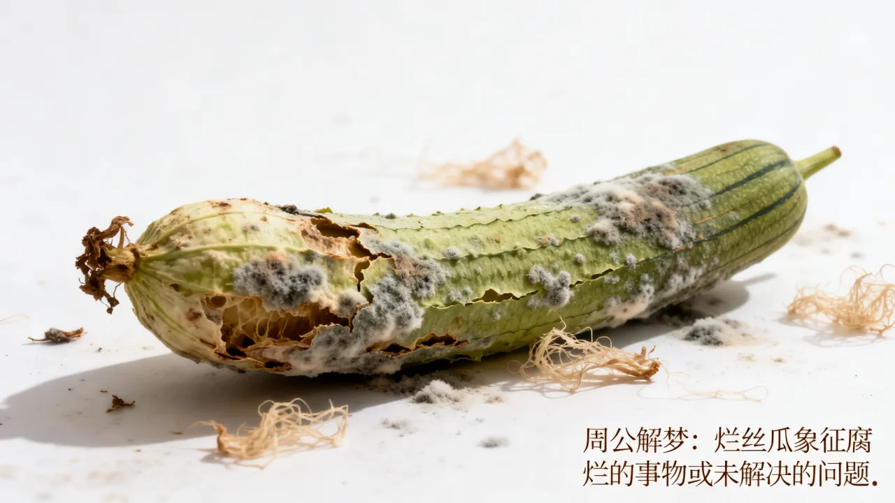 梦见烂丝瓜是什么意思，梦见烂丝瓜有什么预兆周公解梦