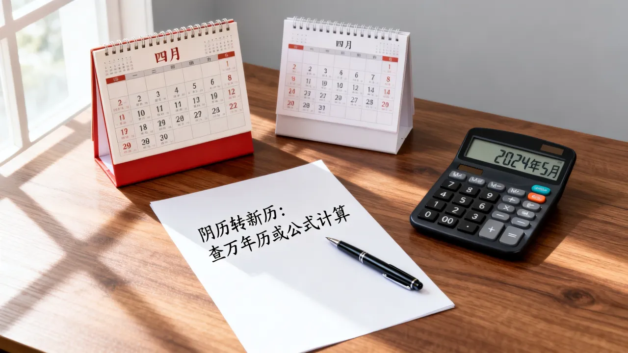 阴历对应的新历是什么？阴历新历换算方法