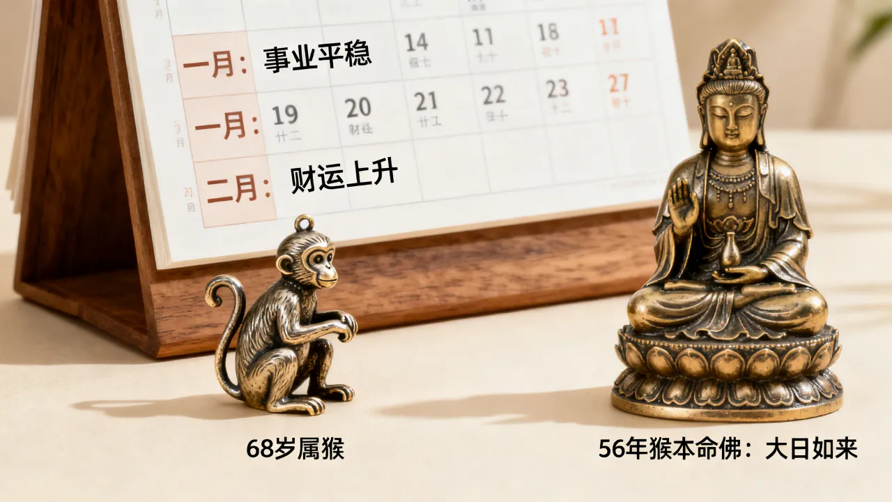 68岁属猴2026年每月运势如何？56年猴本命佛是谁？
