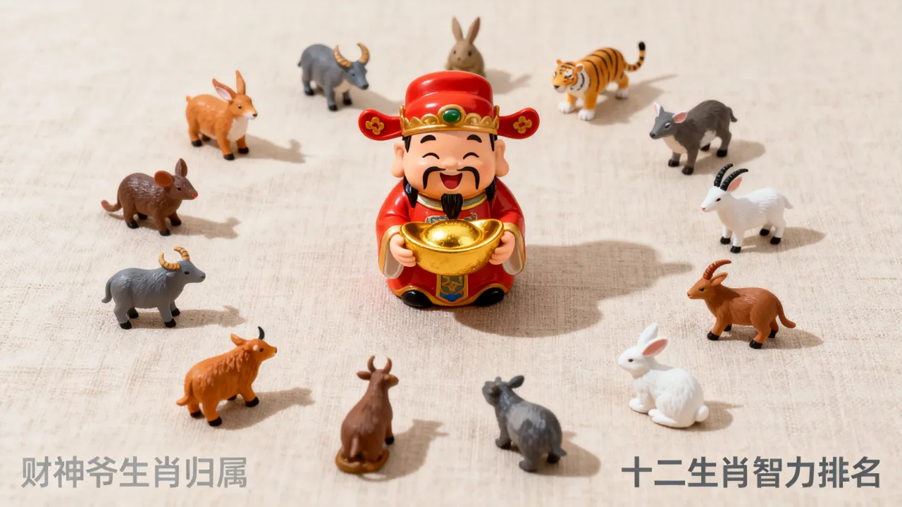 财神爷究竟属于什么生肖，十二生肖谁最聪明？