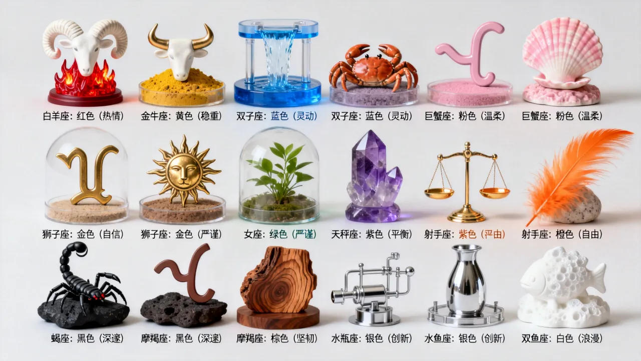 十二星座性格颜色分别代表什么含义,怎么测才准确? 十二星座性格颜色分别代表什么含义,怎么测才准确?