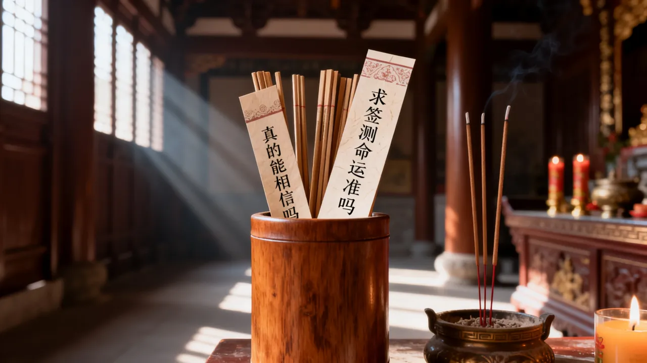 求签测命运准吗，求签测命运真的能相信吗？