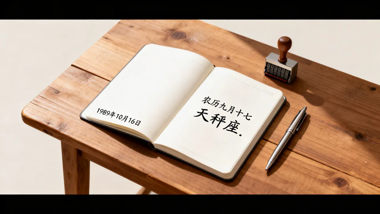 1989年10月16日阴历是什么星座?农历生日查询 1989年10月16日阴历是什么星座?农历生日查询