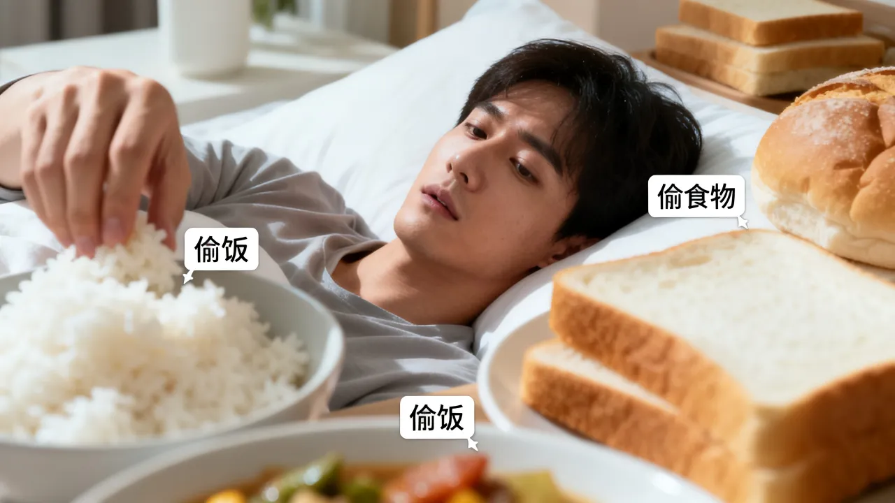 梦见偷饭吃是什么预兆，梦见偷吃东西有何征兆？