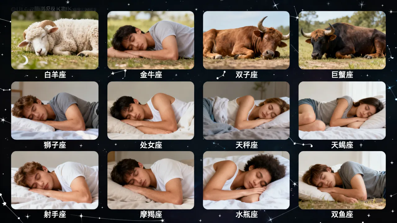 十二星座睡容藏着什么秘密？，十二星座睡姿看性格准吗