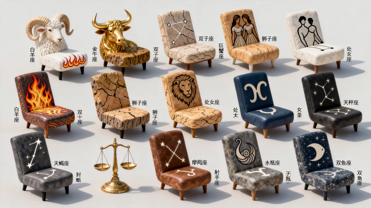 十二星座的漂亮座椅到底怎么选?,十二星座座椅哪个好 十二星座的漂亮座椅到底怎么选?,十二星座座椅哪个好