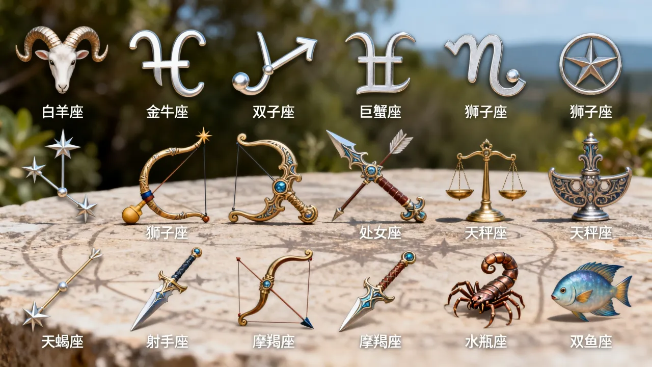 十二星座星矢图片哪里有？圣斗士星矢十二星座图片大全