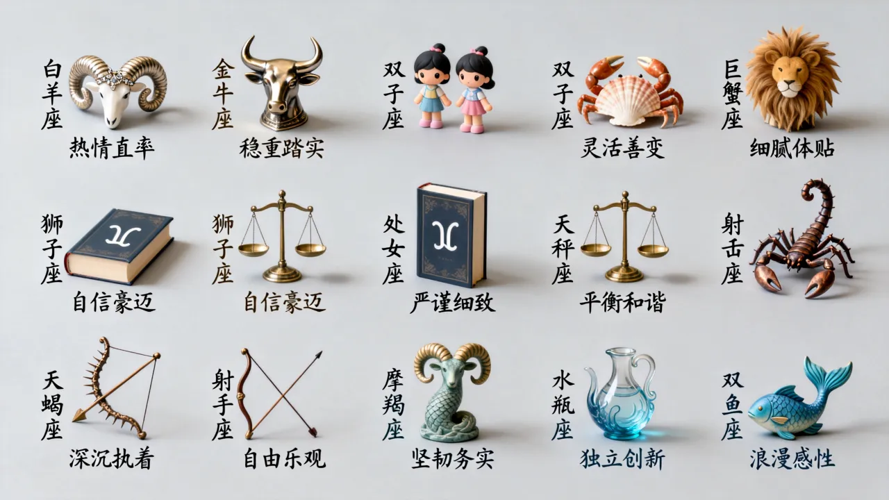 十二星座的为人到底怎么样，星座性格分析准不准？
