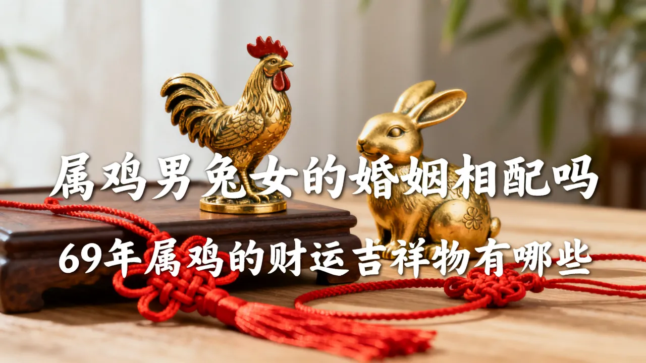 属鸡男兔女的婚姻相配吗,69年属鸡的财运吉祥物有哪些? 属鸡男兔女的婚姻相配吗,69年属鸡的财运吉祥物有哪些?