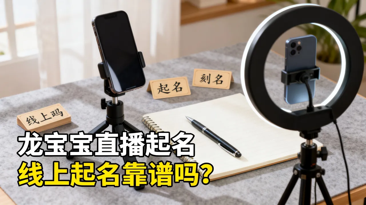 龙宝宝直播起名怎么样，线上起名靠不靠谱？
