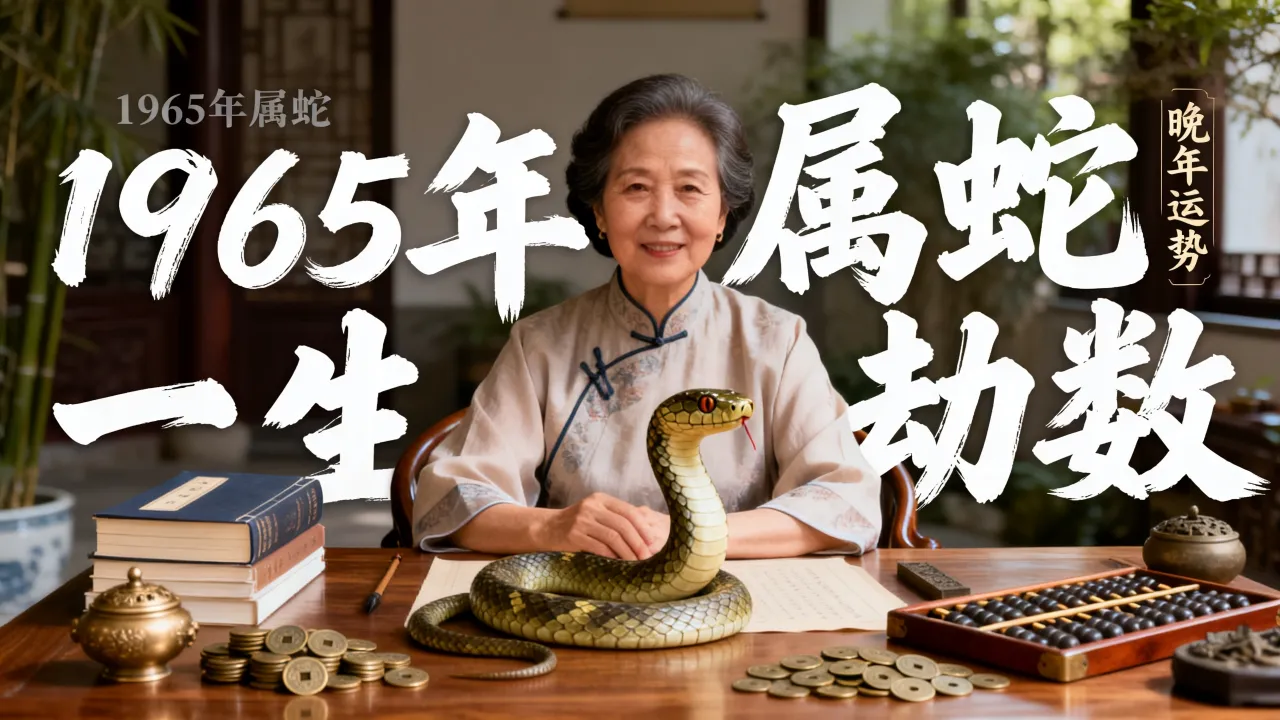 1965年属蛇人命运如何，晚年运势及一生劫数详解