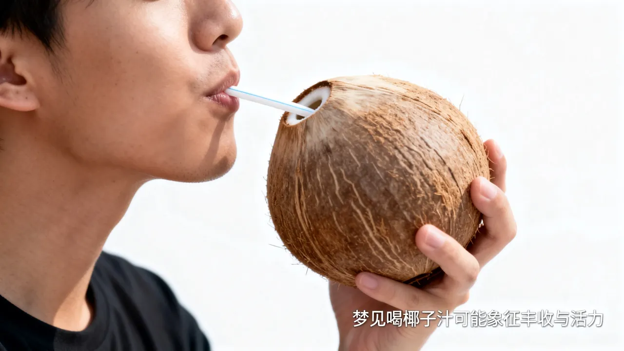 梦见喝椰子汁是什么意思，梦见喝椰子汁有什么预兆