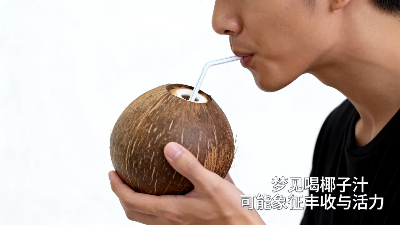 梦见喝椰子汁是什么意思，梦见喝椰子汁有什么预兆