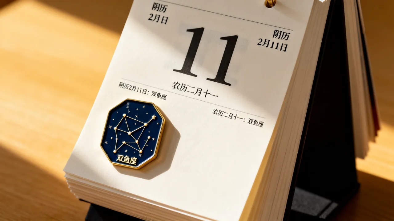 阴历2月11日是什么星座，农历二月十一是什么星座