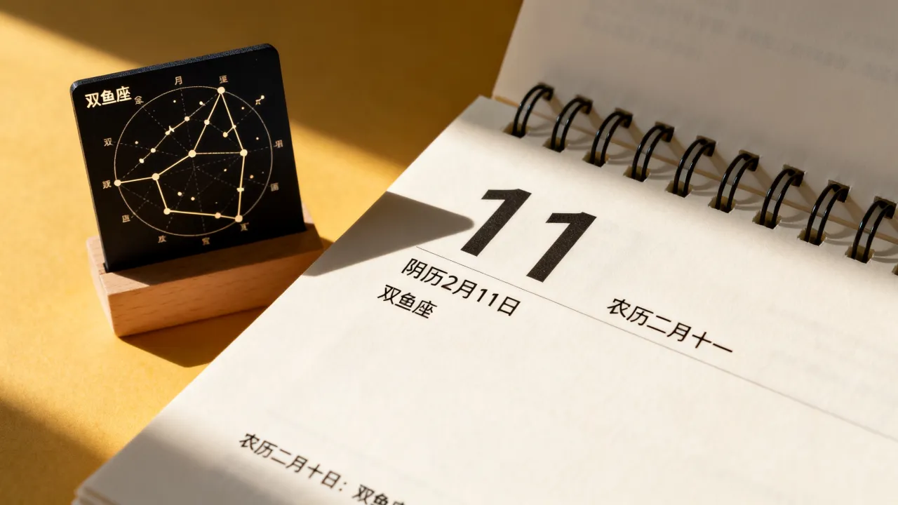 阴历2月11日是什么星座，农历二月十一是什么星座