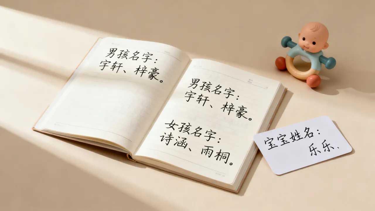 宝宝起名大全有哪些？怎么给男孩女孩取个好名字？