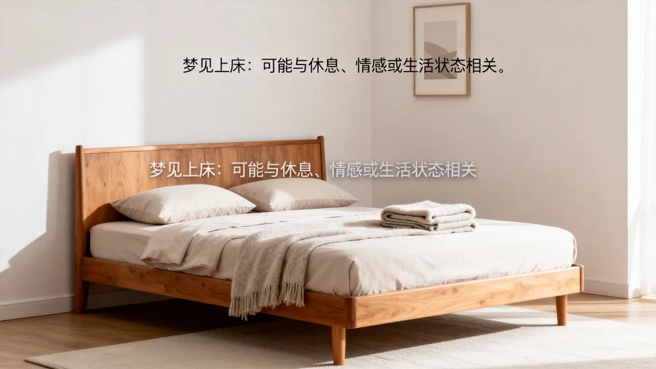 梦见上床是什么意思？周公解梦做梦梦到上床预兆好坏？