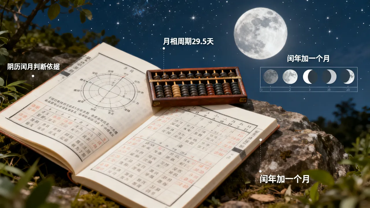 阴历如何判断闰月，阴历闰月是怎么算出来的？