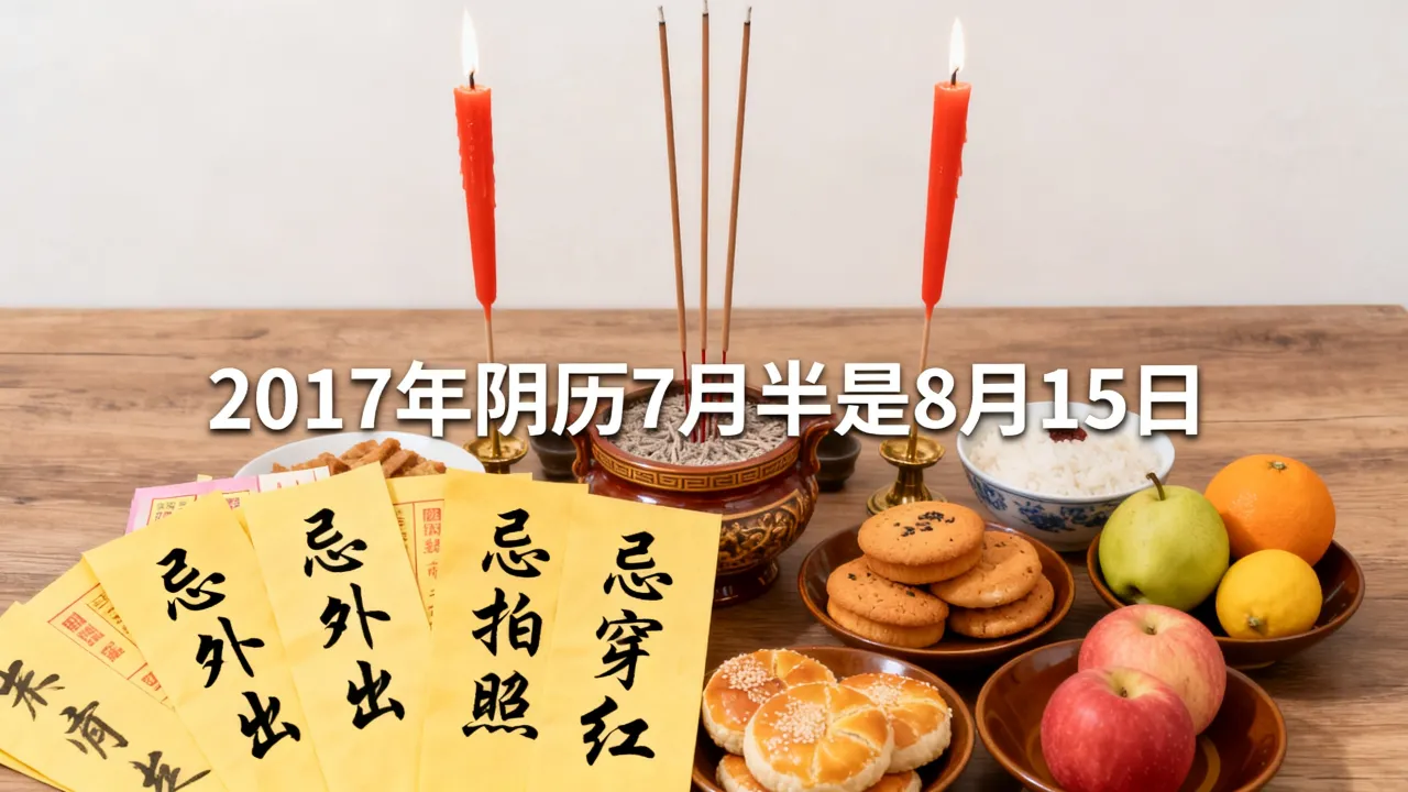 2017年阴历7月半是哪一天,七月半鬼节禁忌有哪些讲究 2017年阴历7月半是哪一天,七月半鬼节禁忌有哪些讲究