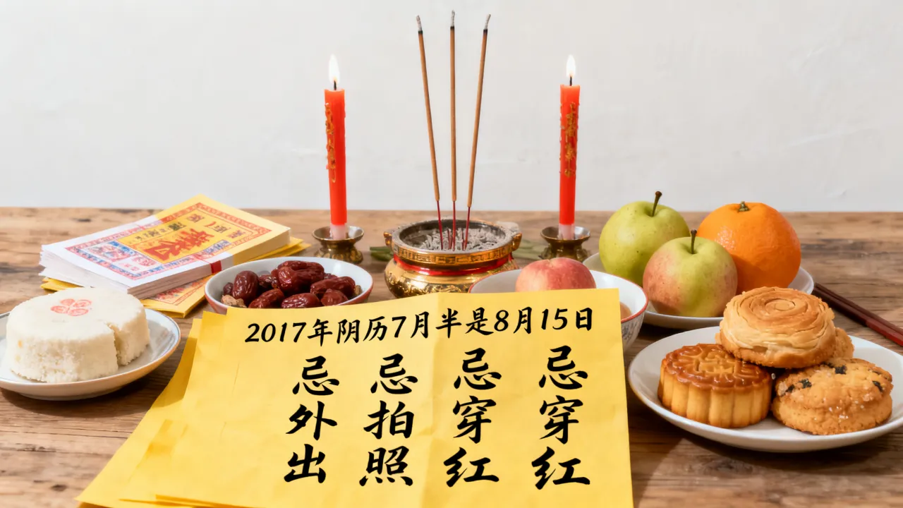2017年阴历7月半是哪一天,七月半鬼节禁忌有哪些讲究 2017年阴历7月半是哪一天,七月半鬼节禁忌有哪些讲究