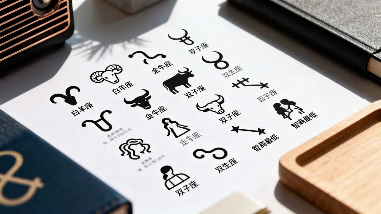 十二星座排名傻是真的吗，智商最低的星座是谁