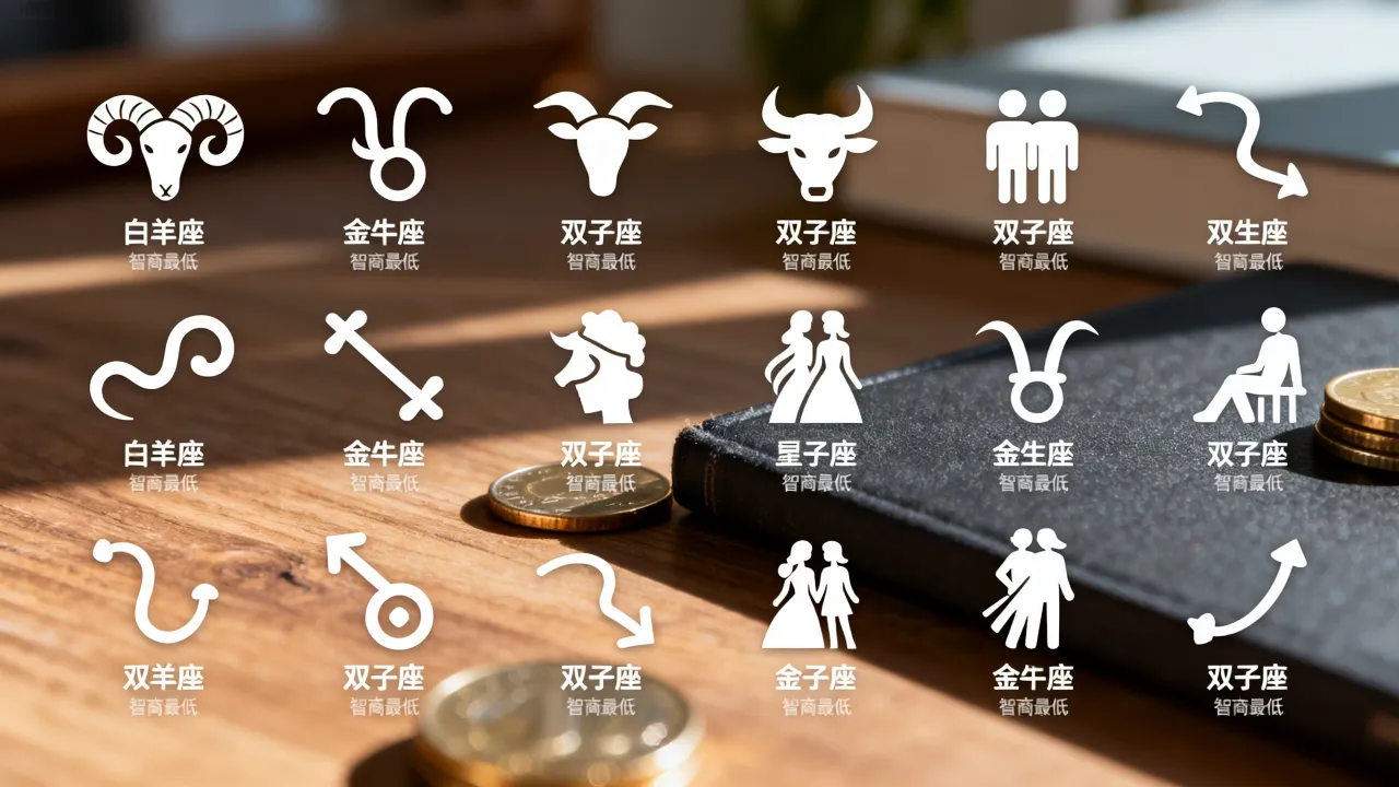 十二星座排名傻是真的吗，智商最低的星座是谁