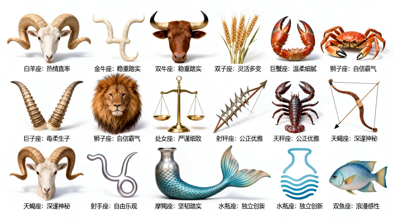 十二星座人书是什么？如何通过星座解析性格命运？