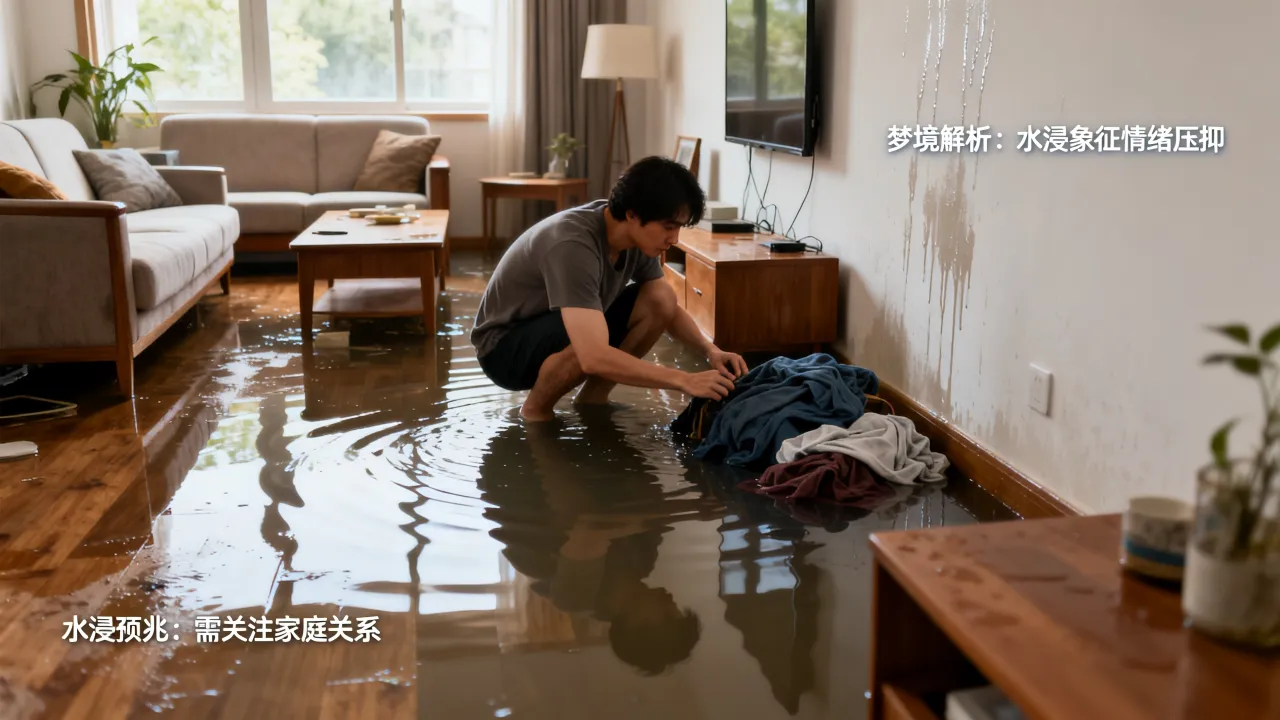 梦见家里水浸是什么预兆,家里被水淹梦境有何寓意 梦见家里水浸是什么预兆,家里被水淹梦境有何寓意