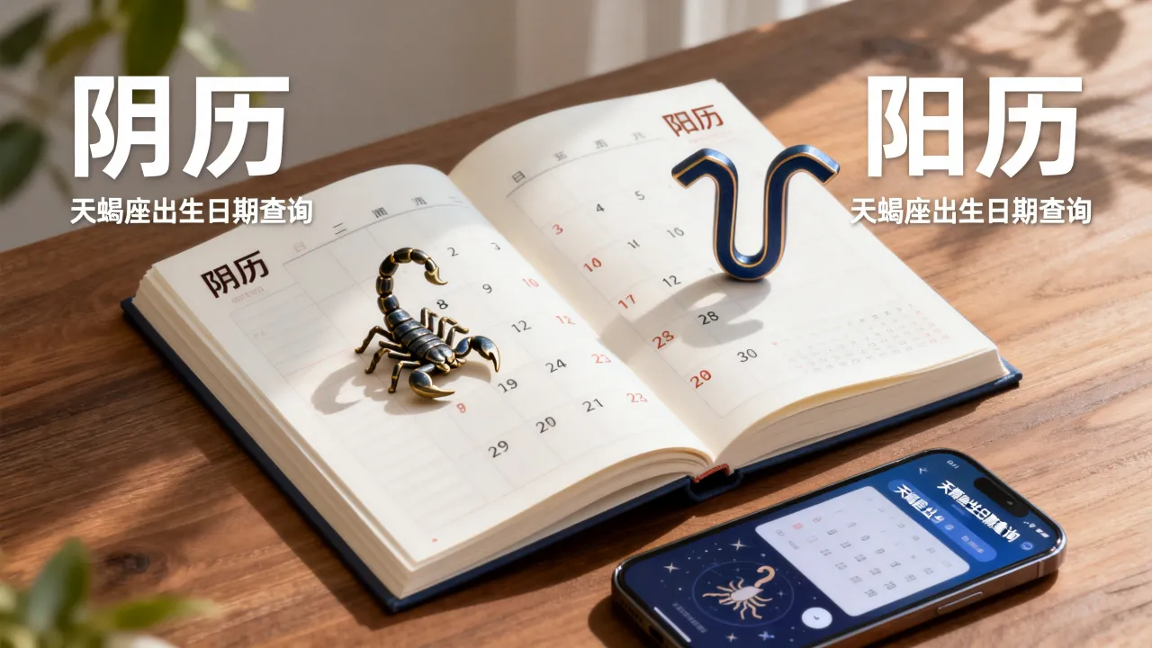 天蝎按照阴历还是阳历？天蝎座出生日期怎么查才准确