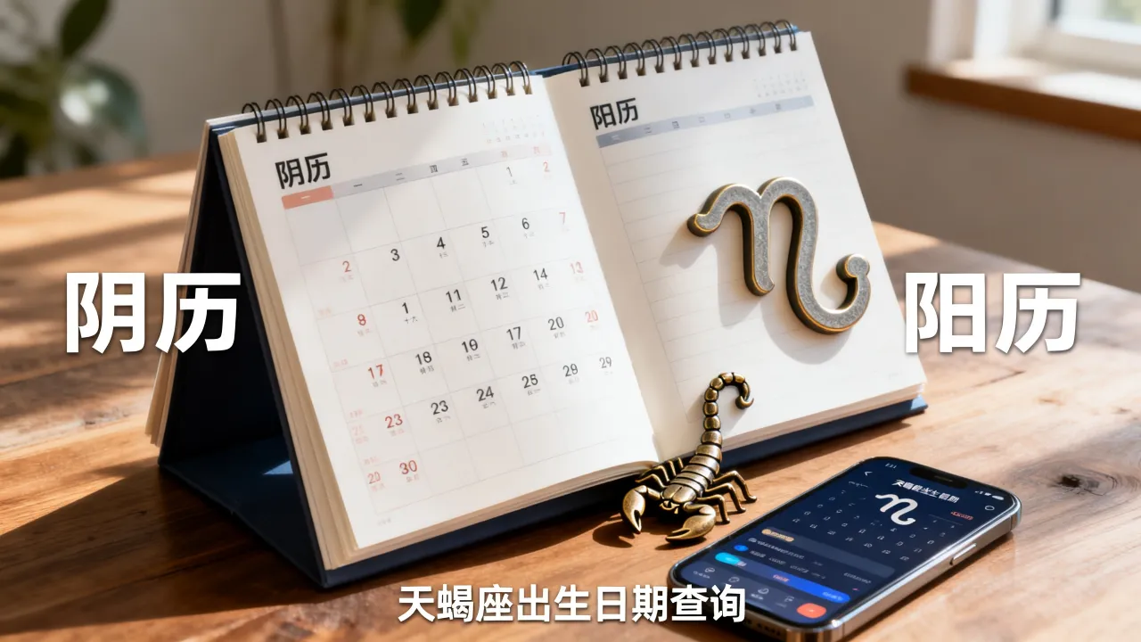 天蝎按照阴历还是阳历?天蝎座出生日期怎么查才准确 天蝎按照阴历还是阳历?天蝎座出生日期怎么查才准确