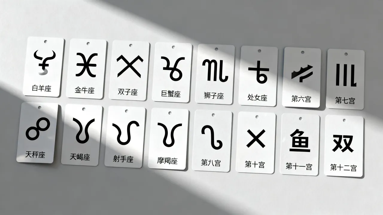十二星座对十二宫怎么算？十二星座十二宫位对照表