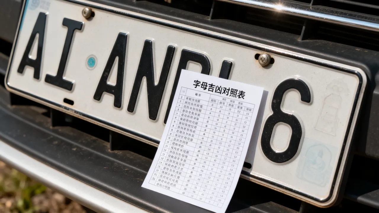 车牌字母怎么看吉凶,车牌号字母吉凶对照表大全 车牌字母怎么看吉凶,车牌号字母吉凶对照表大全