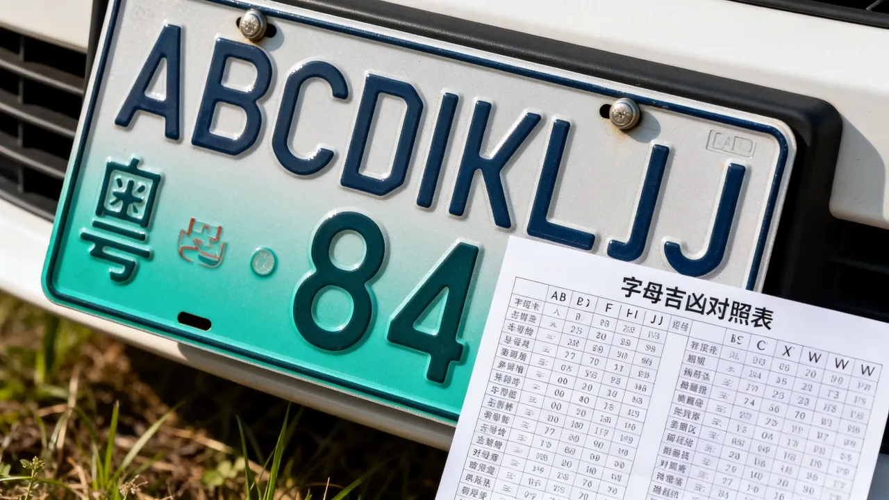 车牌字母怎么看吉凶,车牌号字母吉凶对照表大全 车牌字母怎么看吉凶,车牌号字母吉凶对照表大全