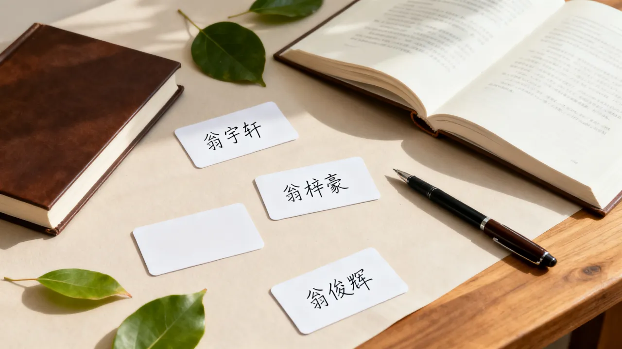 男宝宝姓翁怎么起名？翁姓男孩取什么名字寓意好？