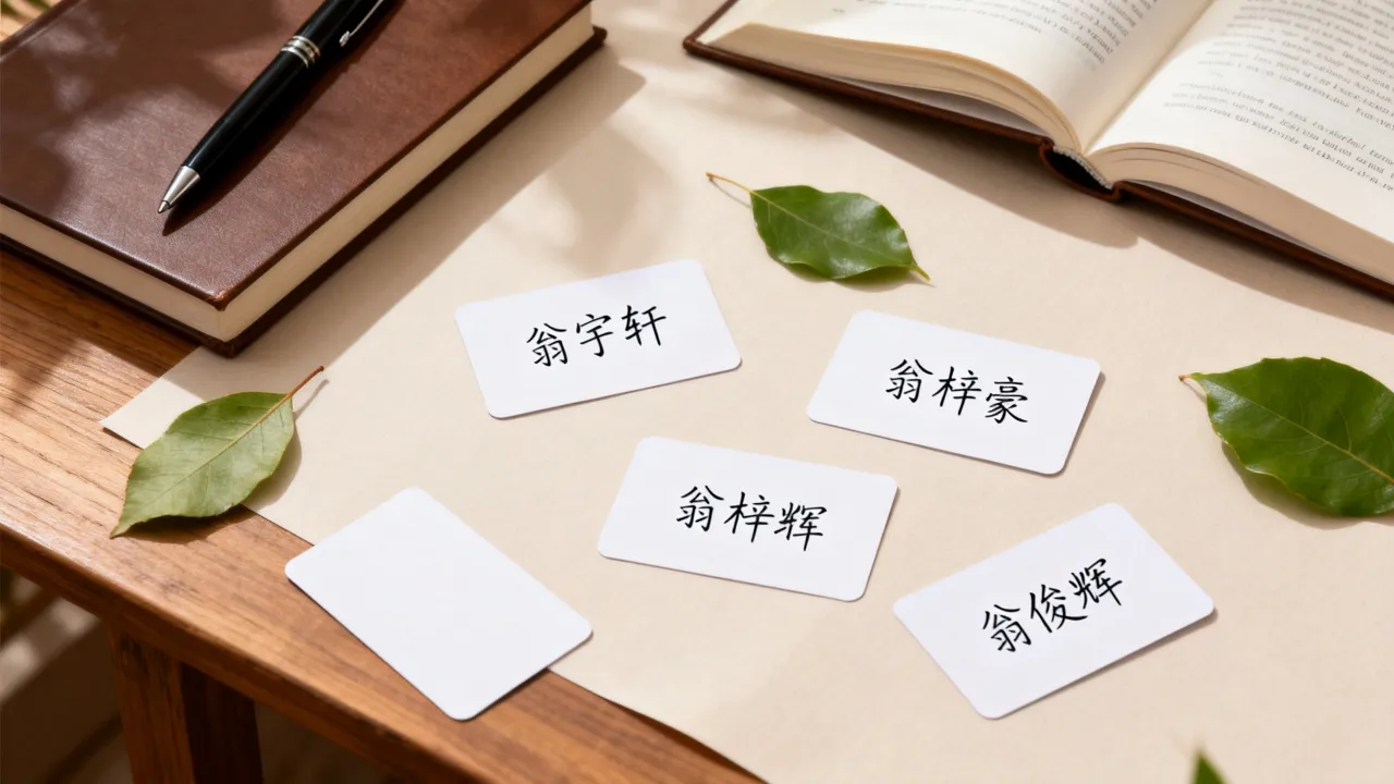 男宝宝姓翁怎么起名？翁姓男孩取什么名字寓意好？