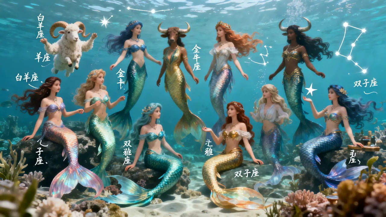 十二星座人鱼谁最迷人?人鱼公主星座排行大全 十二星座人鱼谁最迷人?人鱼公主星座排行大全