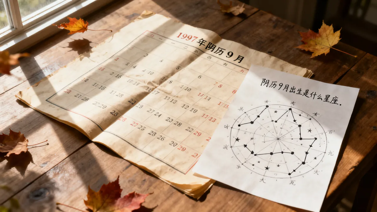 1997年阴历9月是阳历几月?阴历9月出生是什么星座 1997年阴历9月是阳历几月?阴历9月出生是什么星座