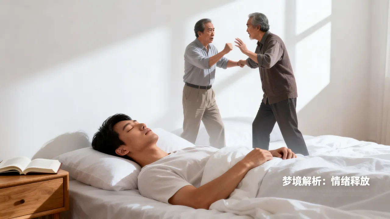 梦见打骂父亲意味什么，晚上做梦打父亲有何预兆