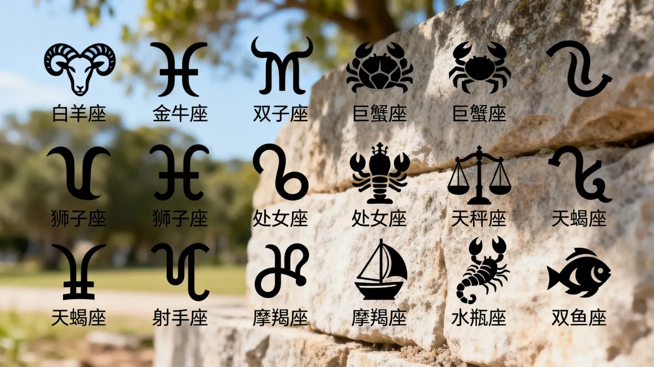 十二星座符号是什么?如何准确识别星座符号的含义? 十二星座符号是什么?如何准确识别星座符号的含义?