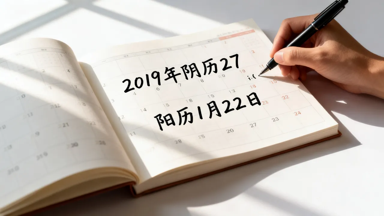 2019年阴历27是几月几号,农历二十七对应阳历哪一天? 2019年阴历27是几月几号,农历二十七对应阳历哪一天?