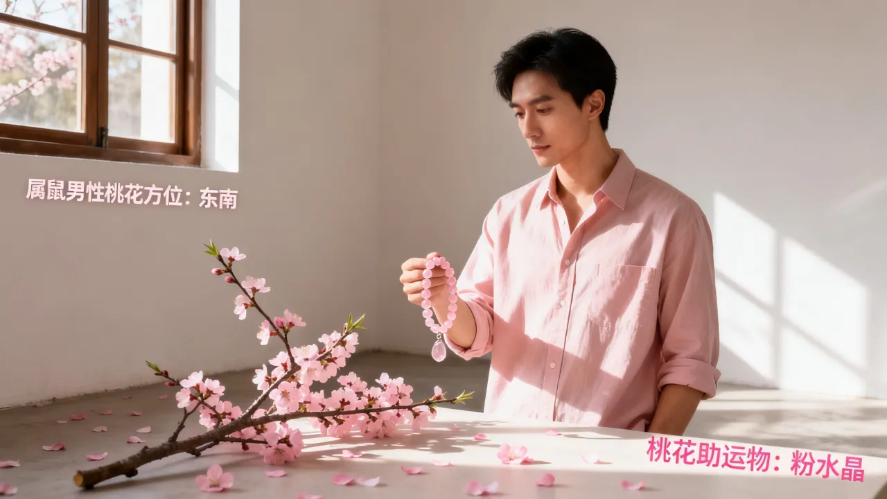 属鼠男性如何旺桃花,属鼠桃花运最好的地方在哪? 属鼠男性如何旺桃花,属鼠桃花运最好的地方在哪?