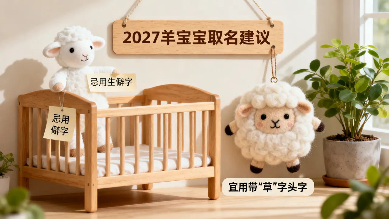 明年的羊宝宝怎么起名,2027年羊宝宝取名禁忌有哪些? 明年的羊宝宝怎么起名,2027年羊宝宝取名禁忌有哪些?