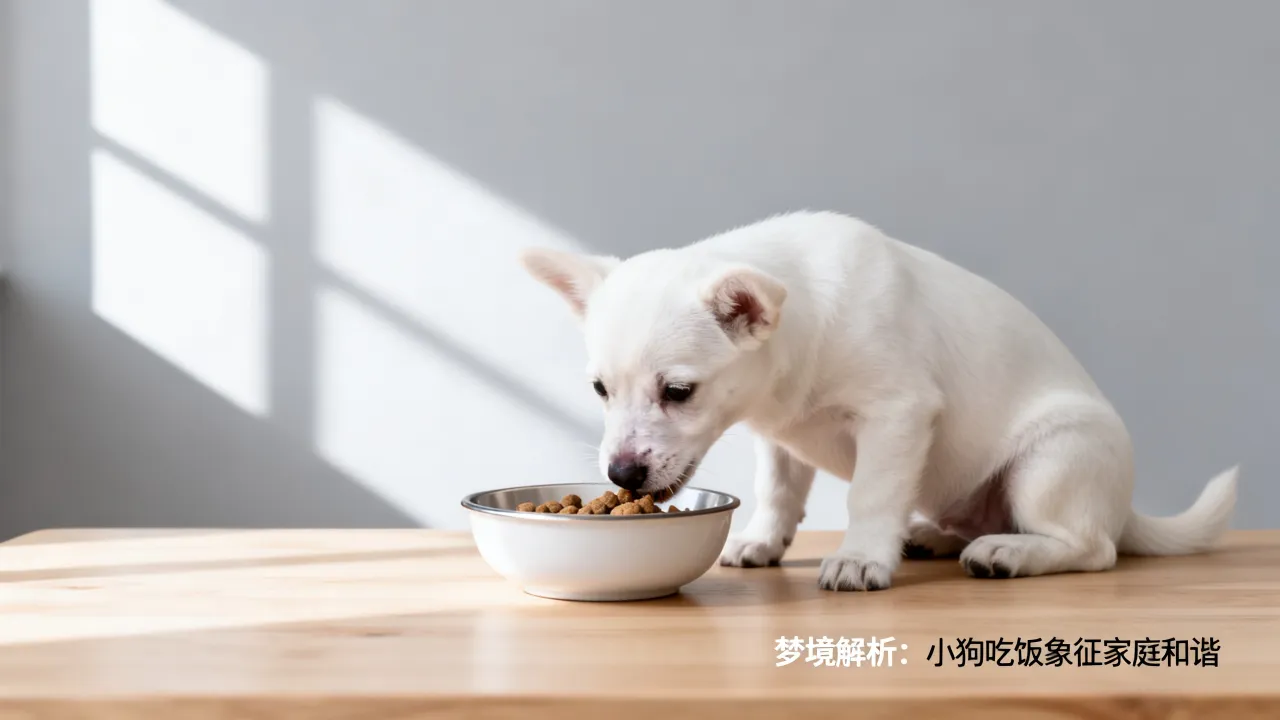 梦到小狗吃饭预示什么，梦境预示好运的征兆有哪些