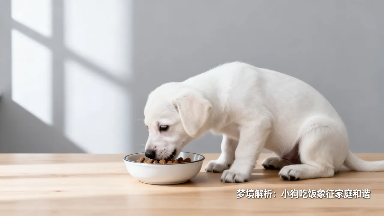 梦到小狗吃饭预示什么，梦境预示好运的征兆有哪些