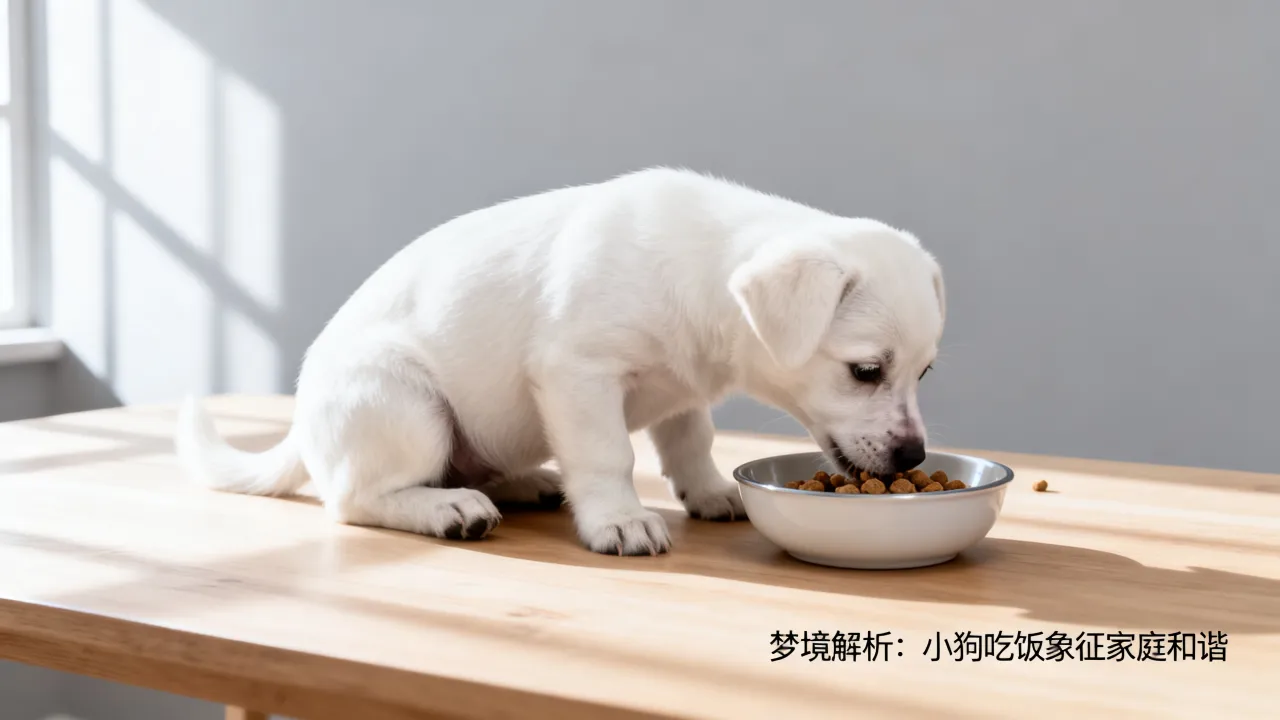 梦到小狗吃饭预示什么，梦境预示好运的征兆有哪些