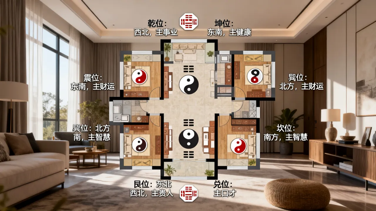 房子八卦位怎么看吉凶,住宅风水八卦方位吉凶如何判断 房子八卦位怎么看吉凶,住宅风水八卦方位吉凶如何判断