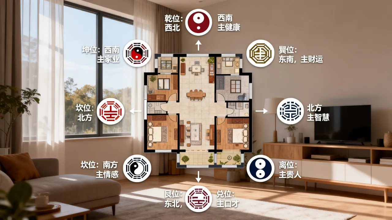 房子八卦位怎么看吉凶,住宅风水八卦方位吉凶如何判断 房子八卦位怎么看吉凶,住宅风水八卦方位吉凶如何判断