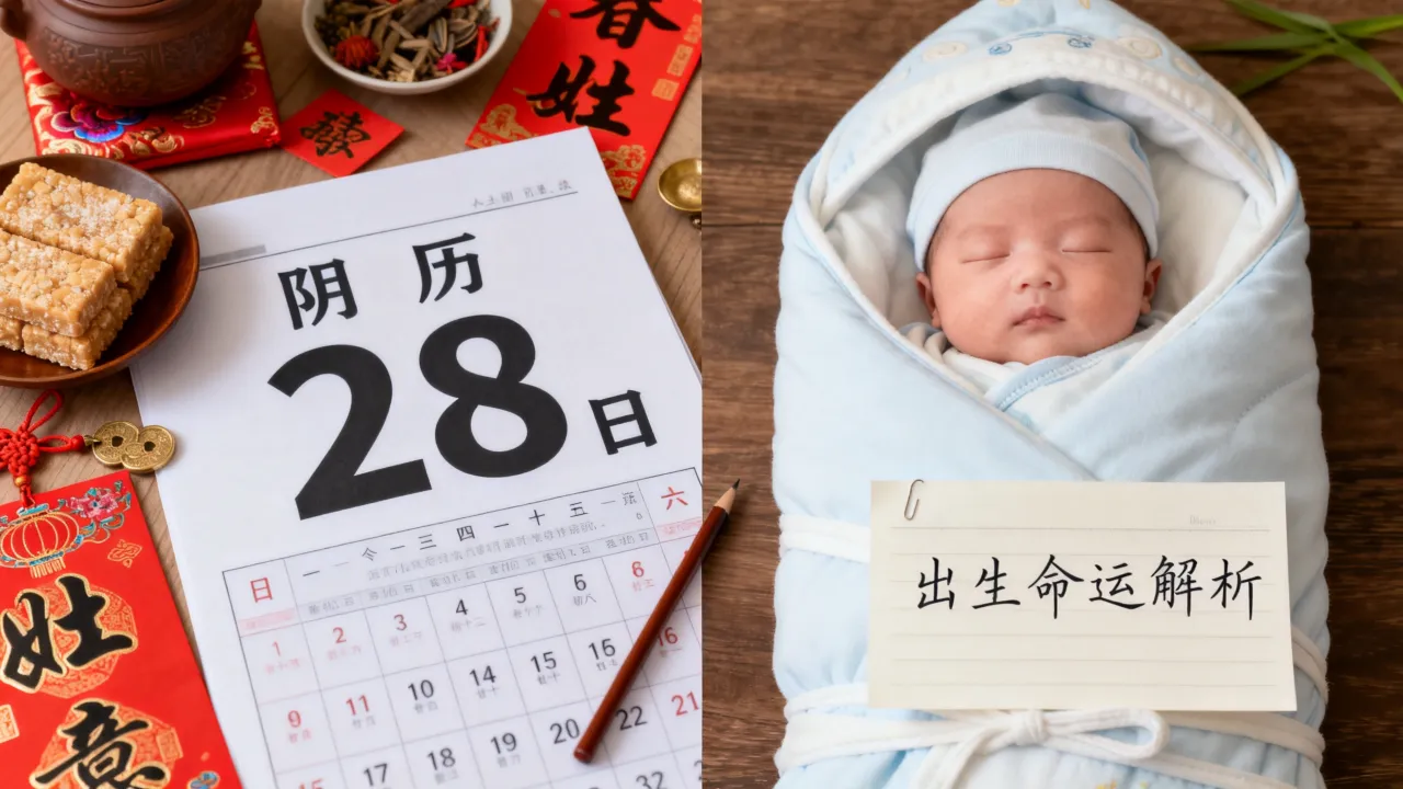 阴历28日是什么日子，阴历28日出生的人命运如何？